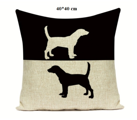 Funda cojin Beagles01