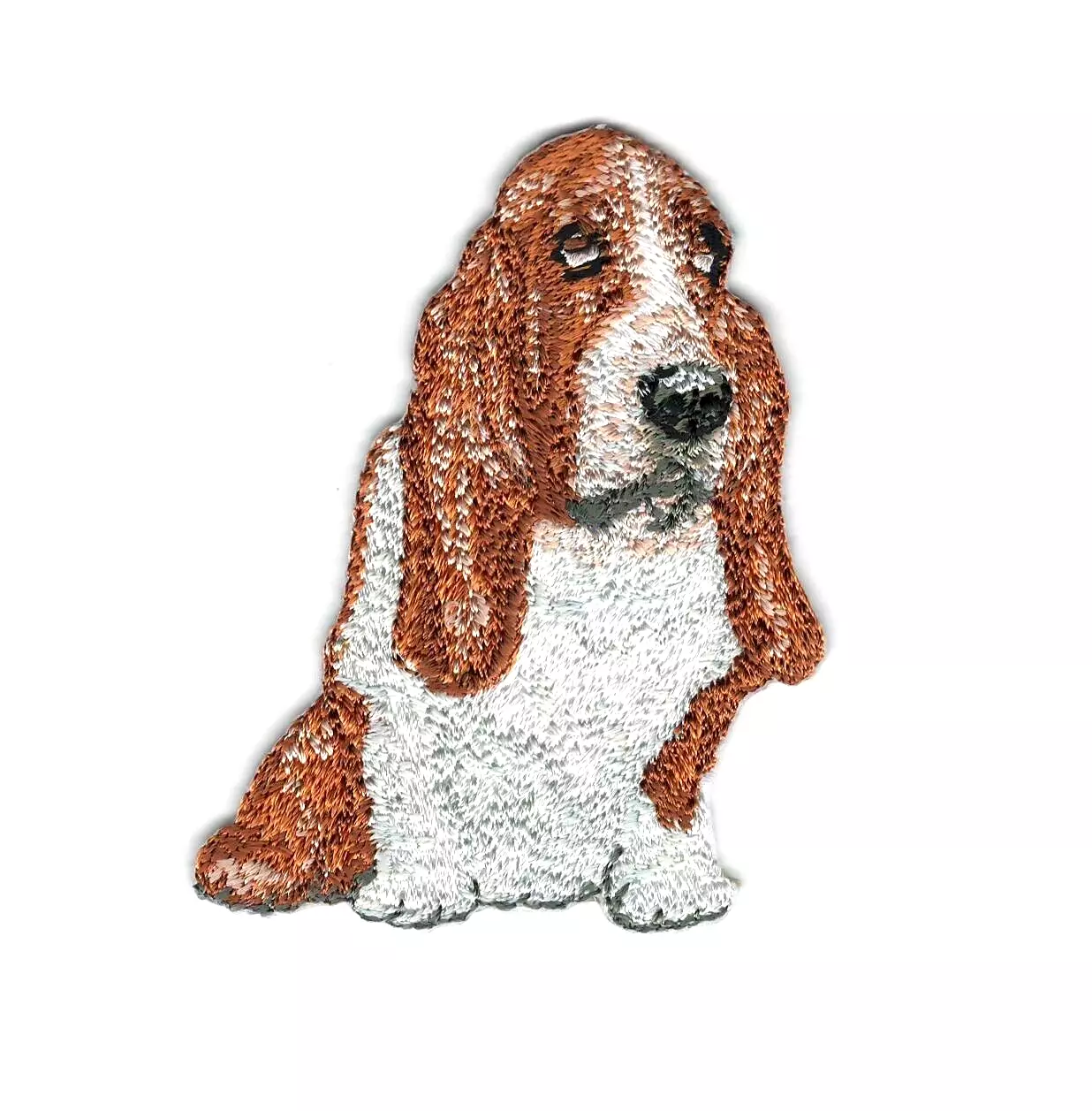 Parche bordado Basset