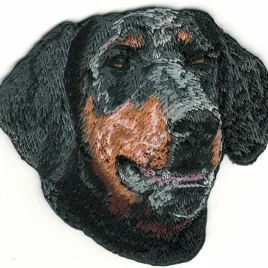 Parche bordado Doberman