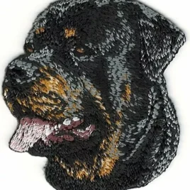 Parche bordado Rottweiler