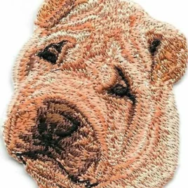 Parche bordado Shar Pei