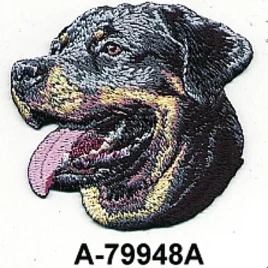 Parche Bordado de Rottweiler