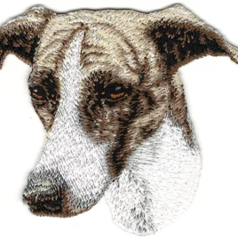 Parche bordado Grey Hound